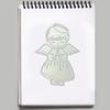 Metal Mold for DIY Supplies Metal Cutting Die Angel Girl Handsize Simple Mold Fine Made DIY Embossing Paper Dies