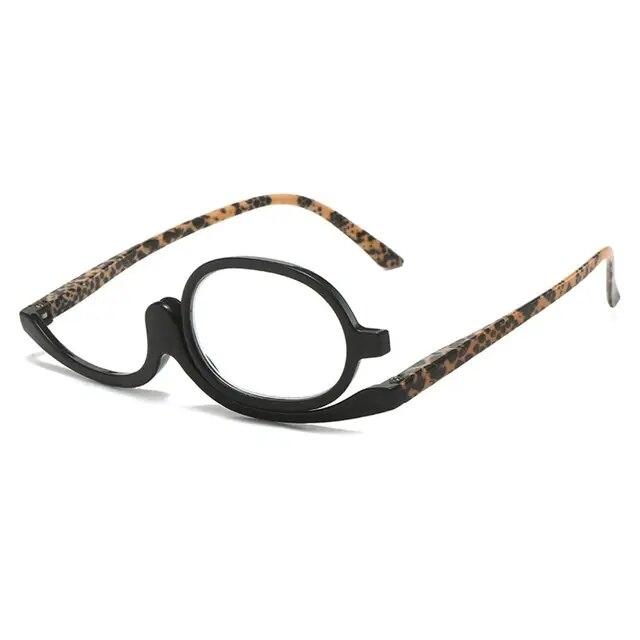 Вращающиеся увеличительные очки для чтения для макияжа для женщин, складные косметические очки-раскладушки для пресбиопии для пожилых людей, унисекс