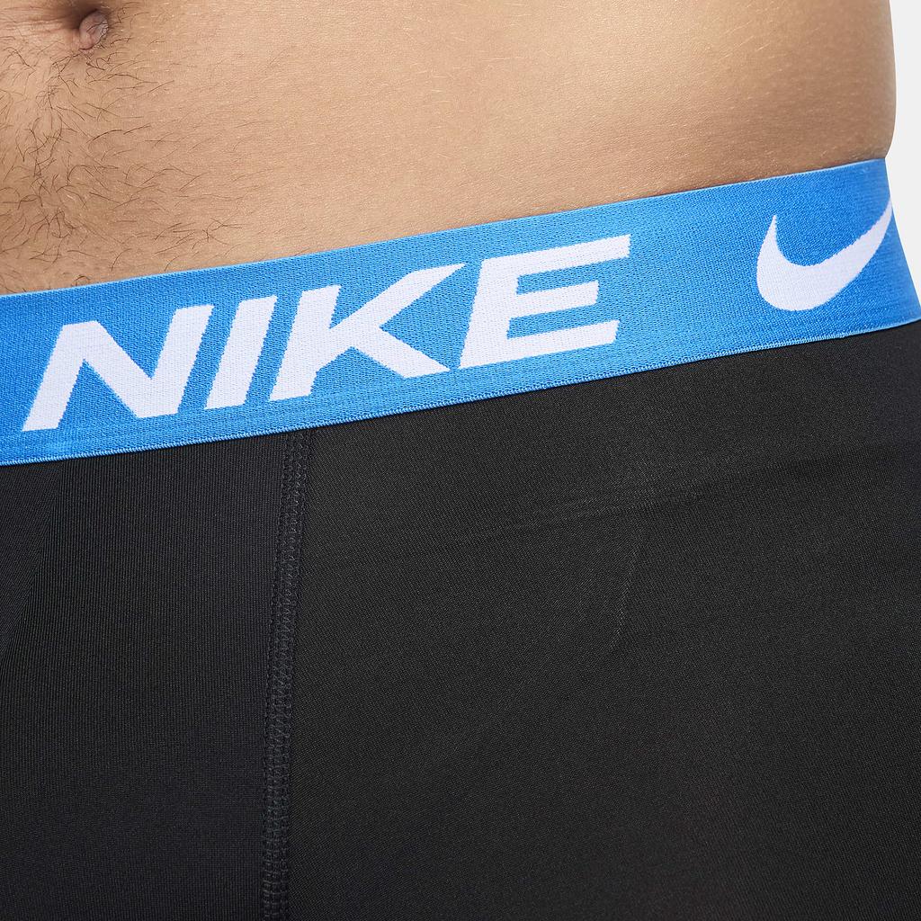 Nike Трусы-боксеры Dri-FIT Essential Micro Stretch Soft, 3 пары, мужское нижнее белье, черные, KE1156-017