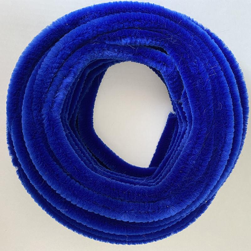 1,5 м бархатные цветы твист-палочка имитация бархата синели стебель полоса красочная мягкая бархатная твист-проволока