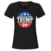 Donald Trump 2024 Campaign Circle Star Women's 45 47 MAGA Gift T-Shirt Shirts