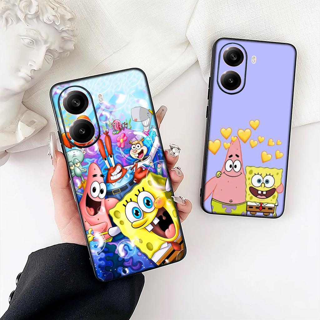 S-SpongeBobs S-SquarePants Phone Cover for Samsung Galaxy S22 S21 S20 FE Ultra Plus A35 A36 A37 A33 A34 A04 A71 Protective Case