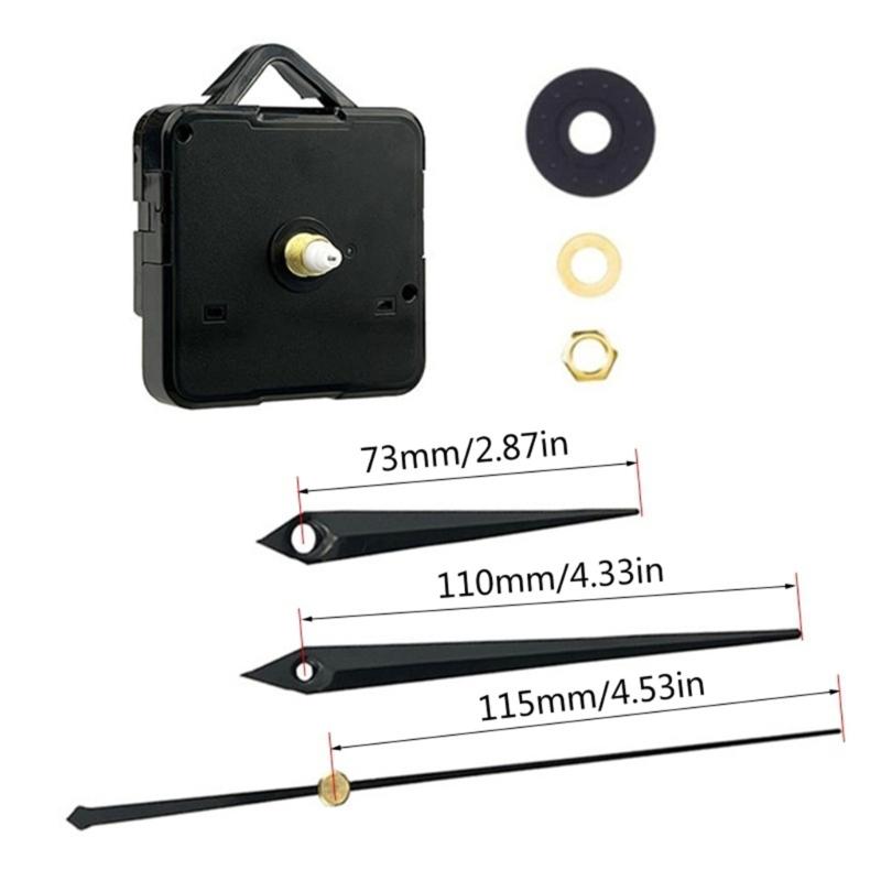 Silent Movement Quartz Clock DIY Accessories Mechanism Repairing Parts- Replacement 13mm Shaft Quartz Clock Motor Kit