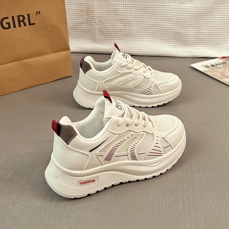 Mesh Dad Shoes Women's Spring and Summer 2025 New Lightweight Breathable Soft-soled Casual Little White Tide Shoes Q187