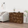 VidaXL Buffet Smoked Oak 91x29.5x65 Cm Engineered Wood 823347