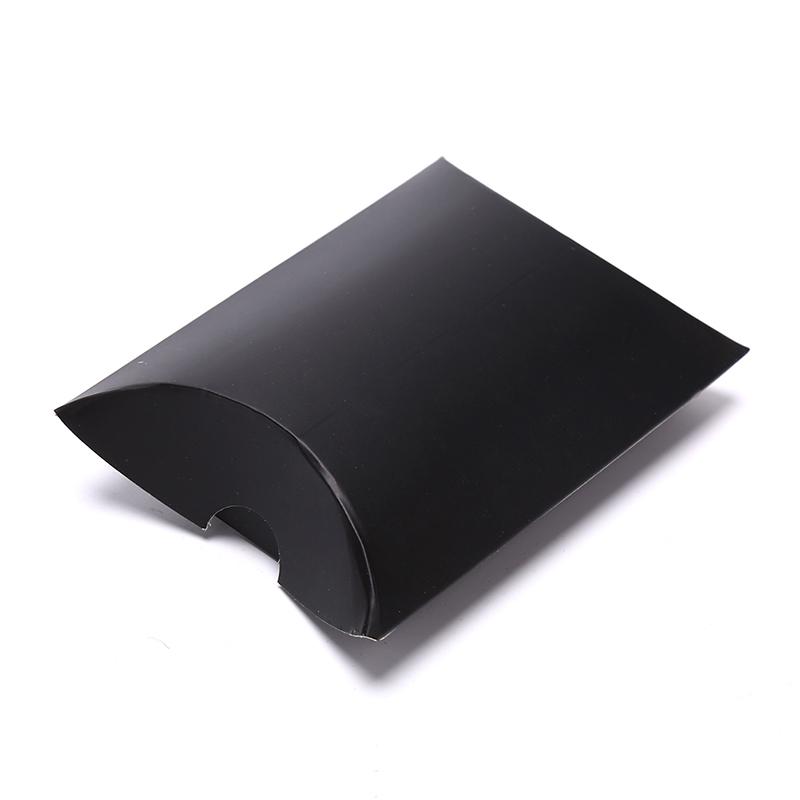 100 шт./лот подарочный мешочек крафт-подарочный пакет рождественская подушка форма бумажные коробки для конфет