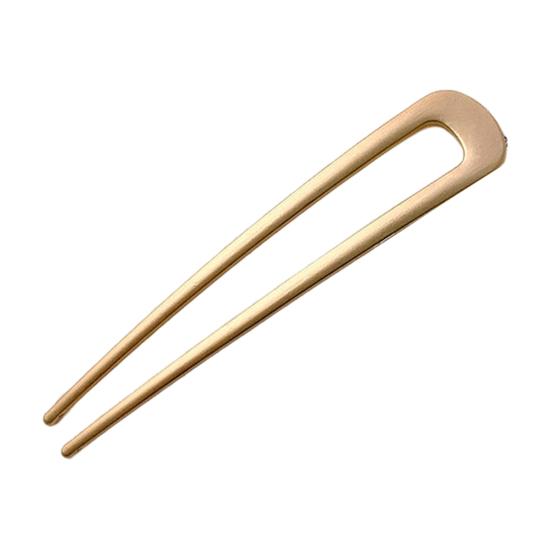 Французская палочка для волос U-образной формы, большая заколка для густых длинных волос, металлическая шпилька, декоративная надежная фиксация, держатель для пучка