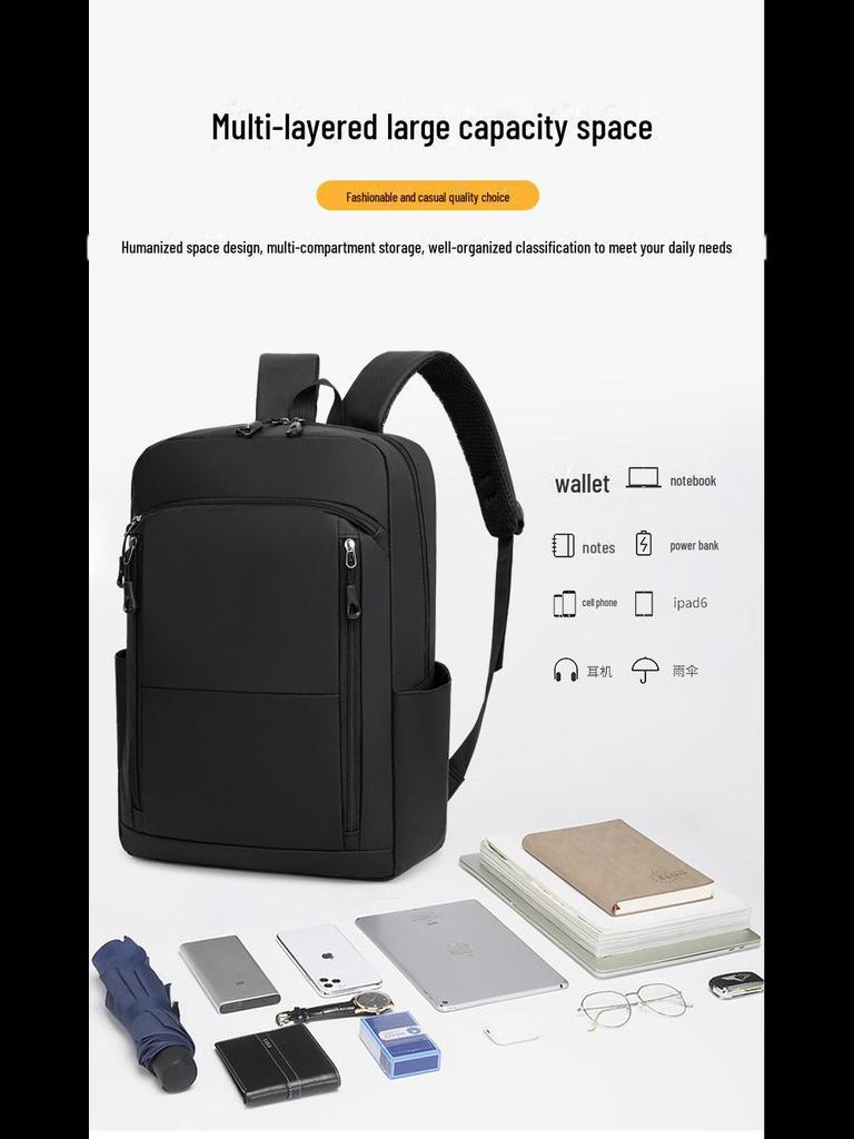 Высококачественный водонепроницаемый деловой рюкзак: Стильная мужская и женская сумка для ноутбука, путешествий и поездок на работу