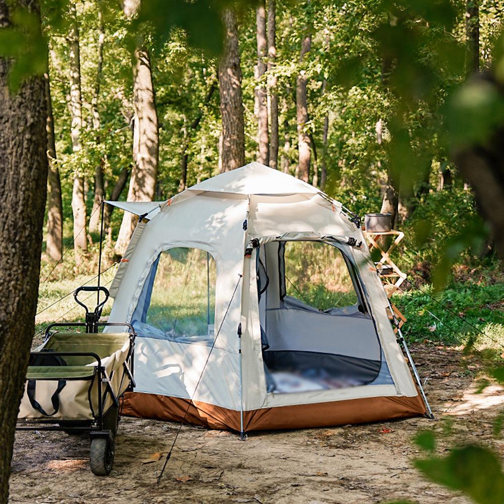 Автоматическая быстро открывающаяся палатка для кемпинга, пикника, водонепроницаемая, солнцезащитная, семейная, мгновенная