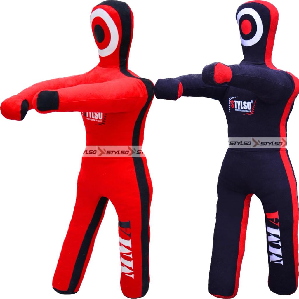 Unstuffed Wrestling Dummy for Kids - Ultimate Training Companion for Jiu Jitsu BJJ MMA Judo (Red 4ft / 48in)
