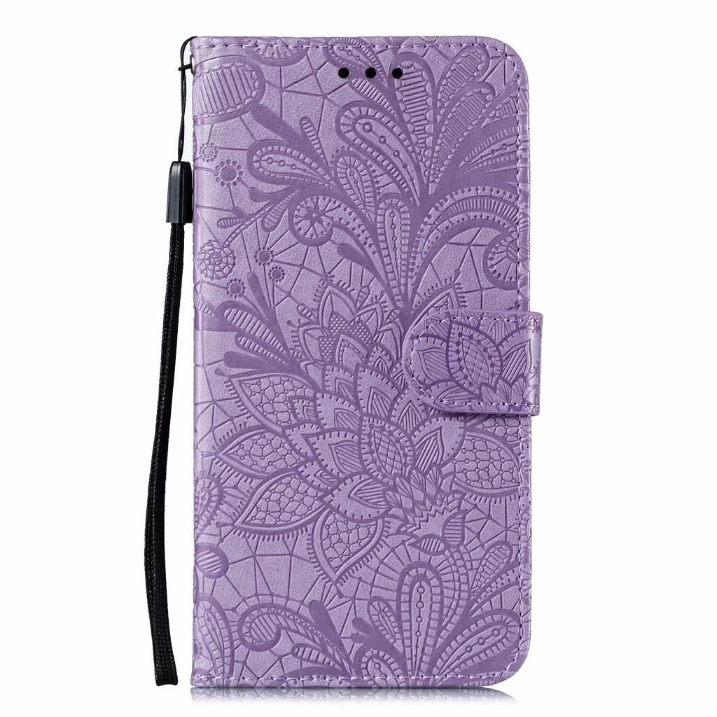 Кожаный флип-чехол-бумажник с кружевом и цветком для Xiaomi Poco X3 Pro X4 Redmi Note 11 Pro 10S 11S 9S 8T 7 6 8 10 Pro 7A 9A 9C Mi A2 12 9 Lite, чехол в стиле книги