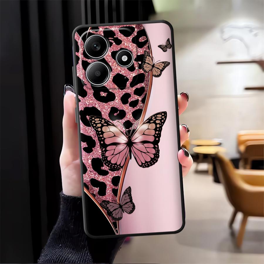 Креативный чехол с леопардовым принтом для Xiaomi Redmi Note 14 12 11 A1 A3 K80 9 8 7 A4 A5 10 13 Pro Plus 14C 12C 13C Чехол для телефона A1