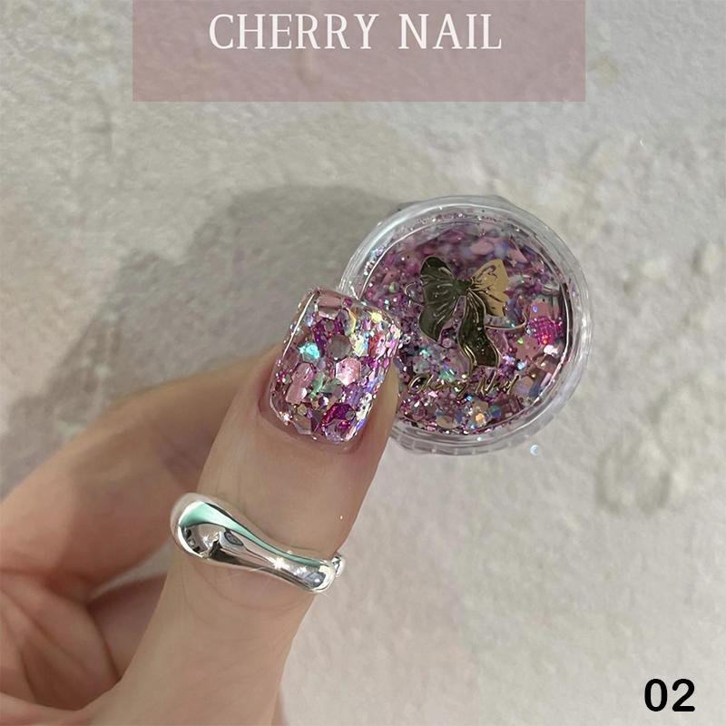 Блестки для ногтей, 3D лазерные хлопья для дизайна ногтей, красочные конфетти, наклейки для маникюра, наклейки своими руками, украшения