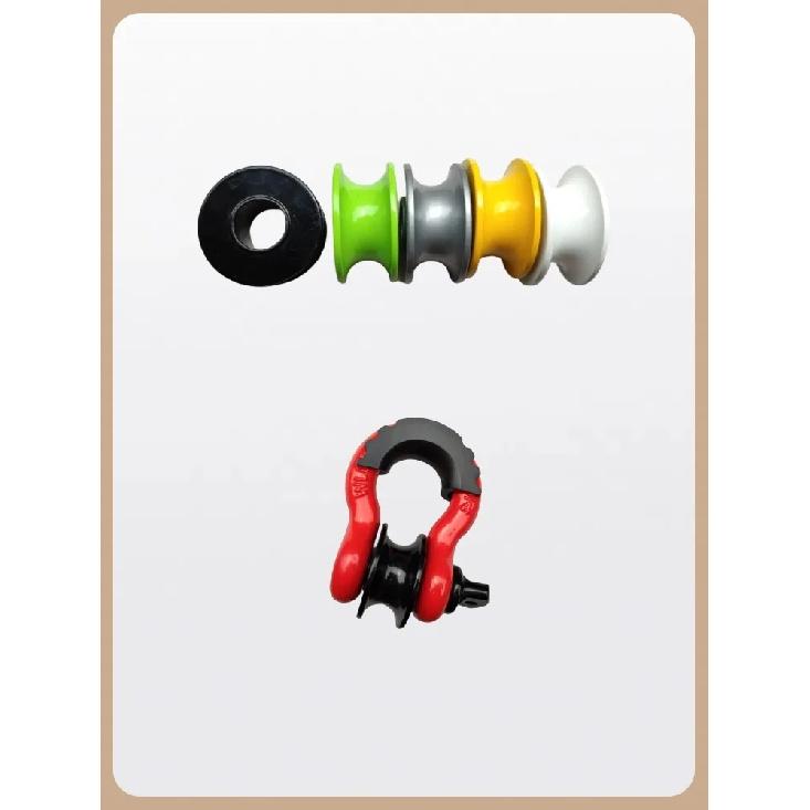 Pulley Block For U-Hook Loop Hook Trailer Rope Automobile 4X4 Off Road 3/4 D Ring Shackle Pulley 4.75T Block