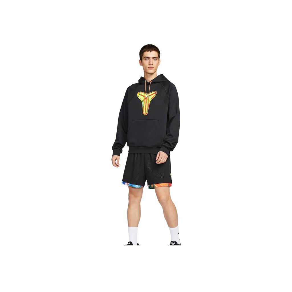Nike Что Худи Пуловер Kobe Therma-FIT (Азия) Черный/Вольт Мужская уличная одежда HJ4206010