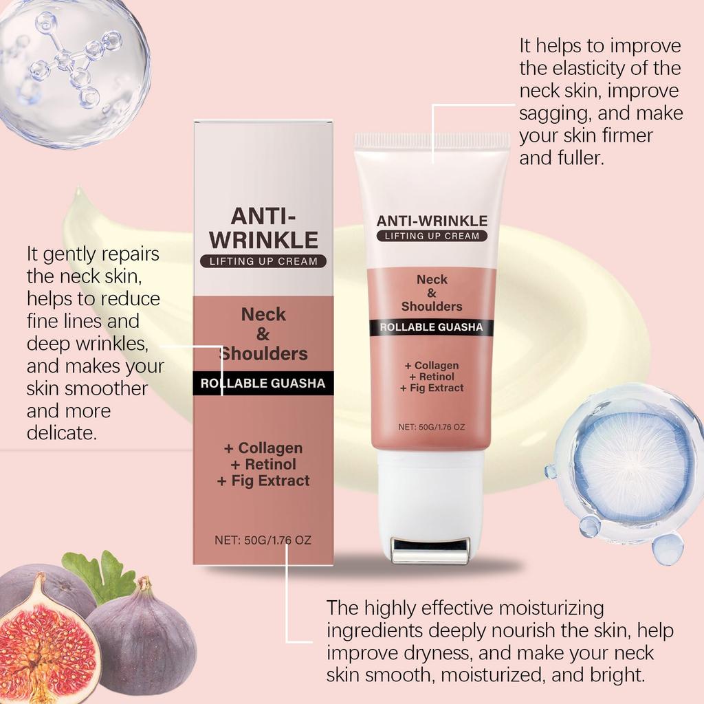 Укрепляющий крем для шеи, Укрепляющий крем для шеи, Увлажняющий крем от морщин и дряблой кожи