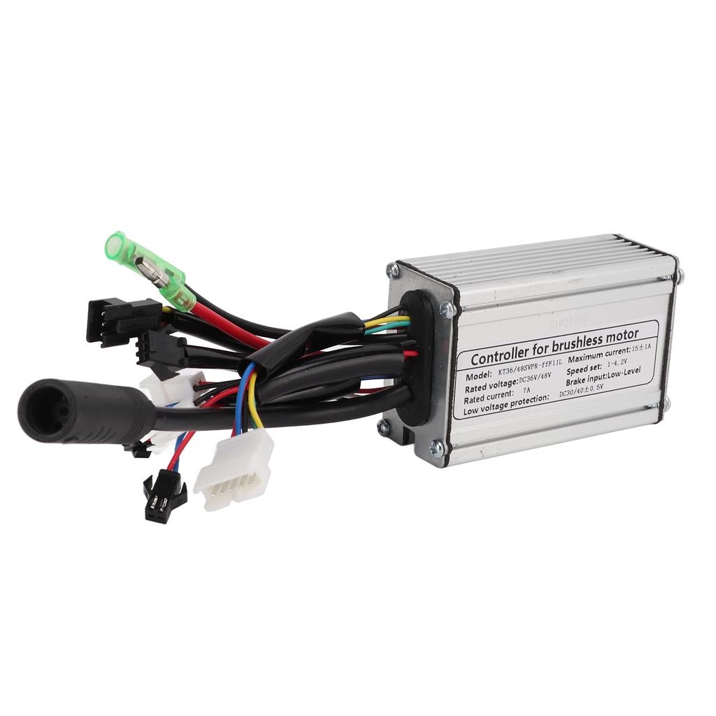 Electric Bicycle 36V48V 15A Sine Wave Controller 6mos with Light Line for 250W Motor