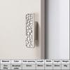 Unique Line Design Push-pull Door Handle Golden Hammer Pattern Cabinet Handle  Drawer