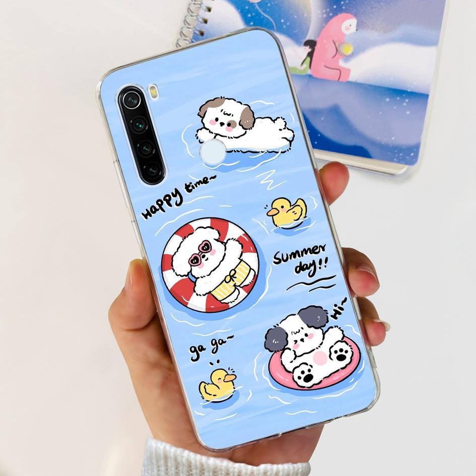 Для Xiaomi Redmi Note 8 Чехол Милый Мультяшный Мягкий Силиконовый Чехлы Для Телефона Для Xiaomi Redmi Note 8T 8 t Чехол На Redmi Note8 Задняя Крышка
