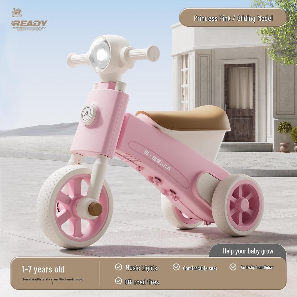 2025 Electric Balance Bike for Toddlers: 1-3 Years, Three-Wheeled, Entry-Level Scooter