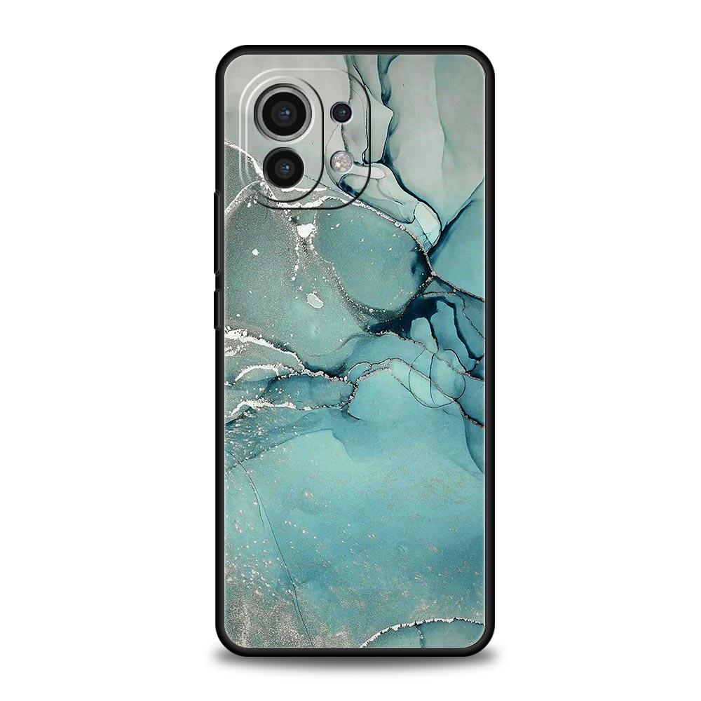 Чехол для телефона для Xiaomi 13 12 11 Lite 12T 11T 10T 9T Mi Poco M4 M3 X4 X3 Pro F4 F3 GT 5G Чехол Мягкий корпус Coque Мраморное искусство Мода