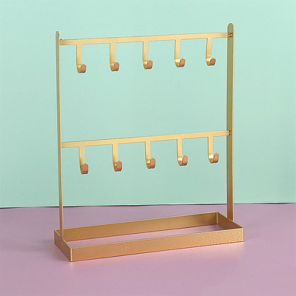 Fashion Accessories Jewelry Display Stand Key Chain Hanger Bracelet Holder Metal Jewelry Display