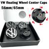 4pcs 56mm 65mm VW floating Car Wheel Center Caps Hubcap Cover for VW Jetta MK5 Golf Passat styling CC Golf 3B7601171 1J0601171 zd2