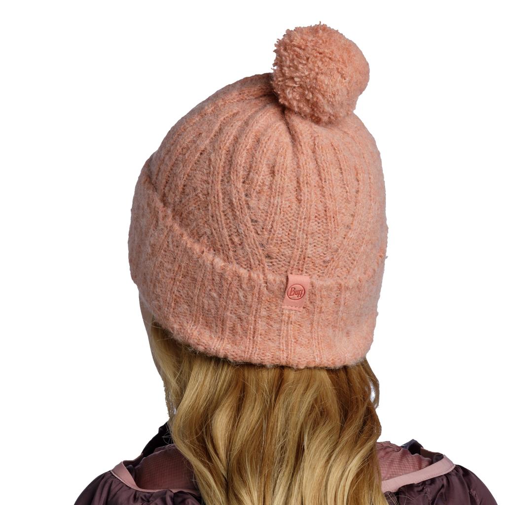 BUFF Вязаная шапка Nerla Beanie, унисекс, красная шапка