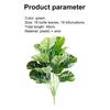 1 Bouquet Artificial Monstera Green Plastic Fake Monstera Floral Foliage Plant for Home