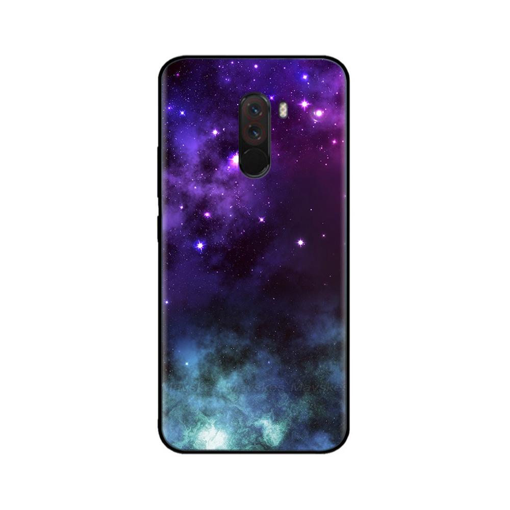 Phone Case For Xiaomi Pocophone F1 Global Case Pocofone F1 Silicone Soft TPU Back Cover For Xiomi Poco F1 Case Black Bumper