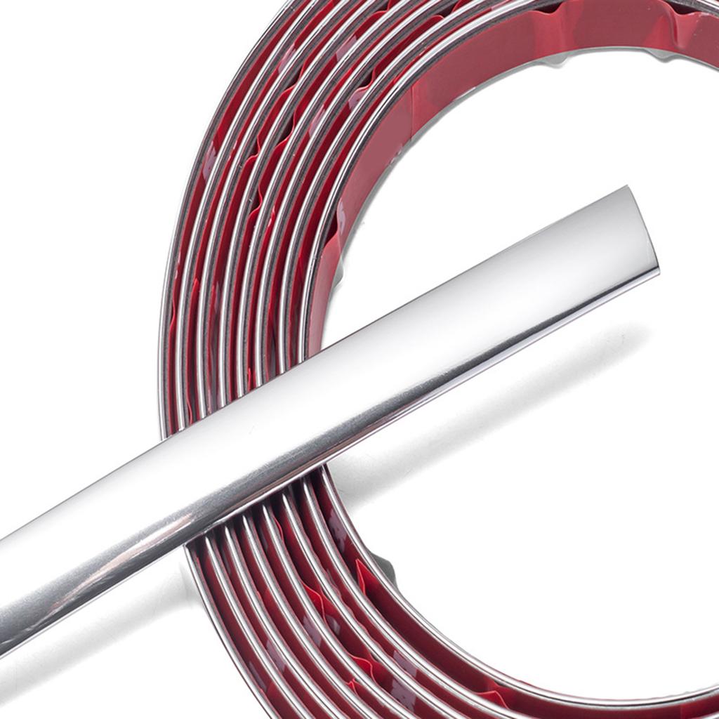 Хромированная молдинговая накладка для автомобильной боковой отделки кузова автомобиля, самоклеящаяся полоса для бампера двери/окна автомобиля/грузовика