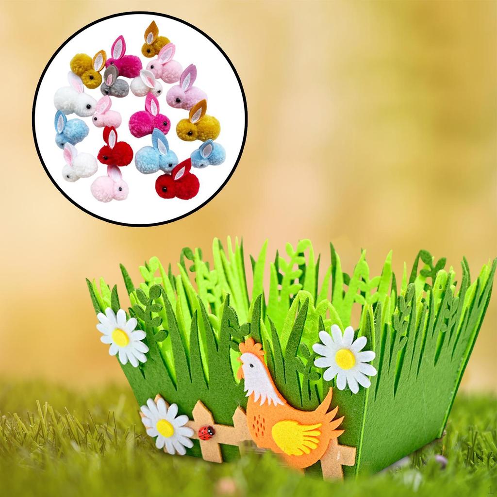 Предварительно заполненные пасхальные корзины наполнители подарочные куклы органайзер мягкие игрушки кролики оптом для карнавала