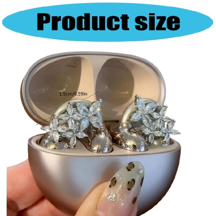 Многоразовый металлический зажим-украшение для наушников Быстрая установка защелкиванием 5 сек Для всех типов наушников 4-8 мм