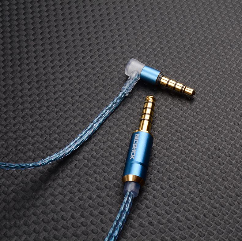 Беруши NiceHCK Small Blue Hat для двухмерных игровых наушников с плоской головкой