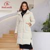New Women's Winter Jacket Warm Hood With Fur Long Stylish Big Pockets High-quality Zipper Quilting Women Coat 3061