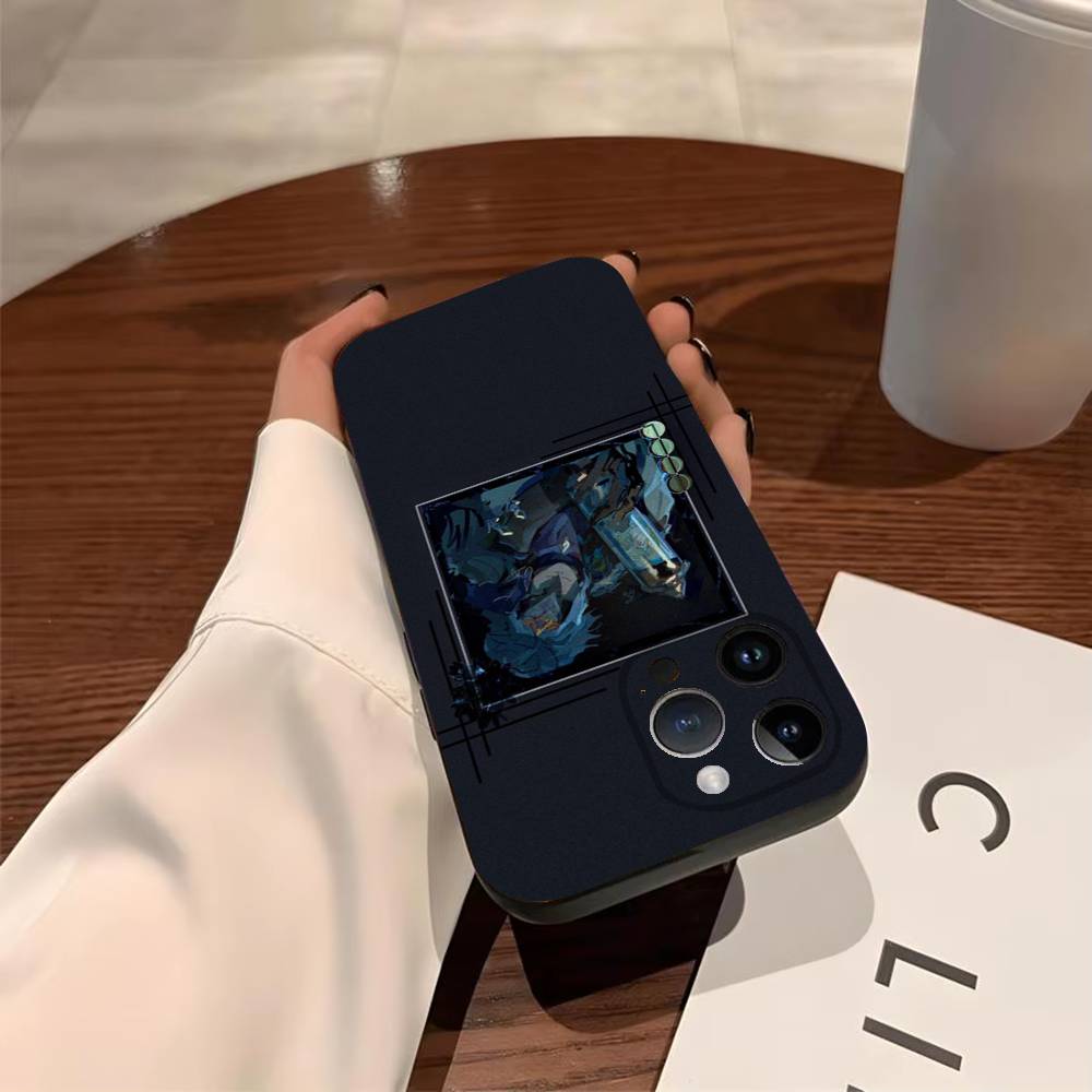 G-Genshin Impact D-Dottore Чехол для телефона для iPhone 17,16,15,14,13,12,11,Pro,Max,Plus Ударопрочный чехол