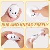 Pekkaxy Squishy Dumpling Stress Balls for Adults & Kids – Fidget Sensory Toy, Squeeze Dough Ball, Stretchy Stress Relief Toy for ADHD – Compatible