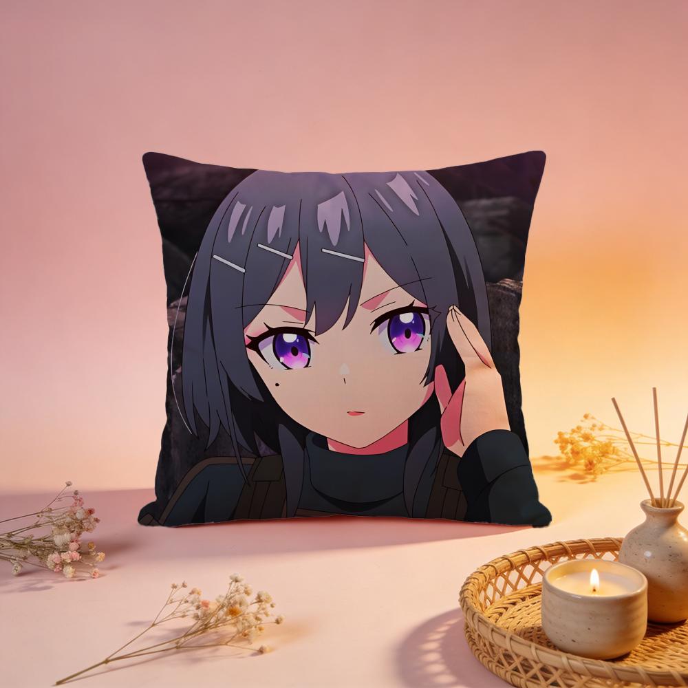 Trendy Ssasaki and Peepsing Cushion Cover Comfortable Durable Pillow Cover MultiScene for Home Office Car Sofa