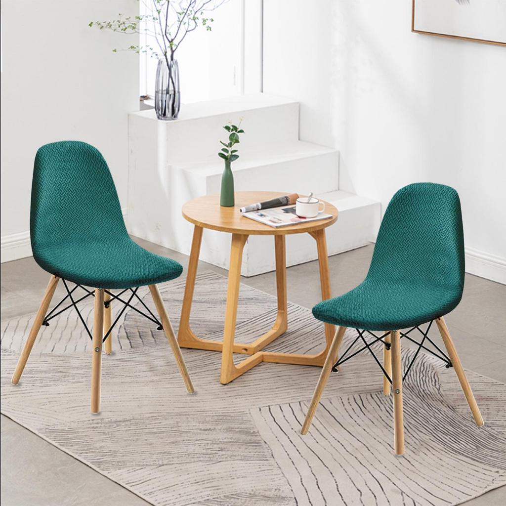 Plaid Jacquard Chair Cover for Eames and Club House Shell Chairs