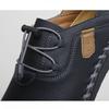 Men's Handmade Leather Shoes Comfortable Loafers Slip On Flats Outdoor Walking Shoes Moccasins