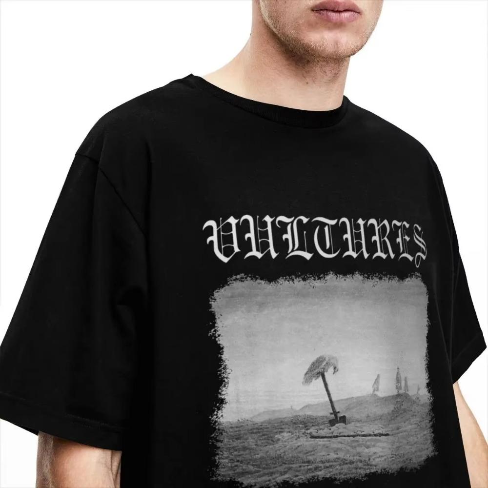 Мужская женская футболка Kanye West Vultures 1 Album Merch Hip Hop Rap футболка одежда повседневная футболки для взрослых