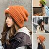 Thickened Knitted Woolen Hat Cold-proof Ear Protection Hat Fashion Cover Head Cap  Outdoor