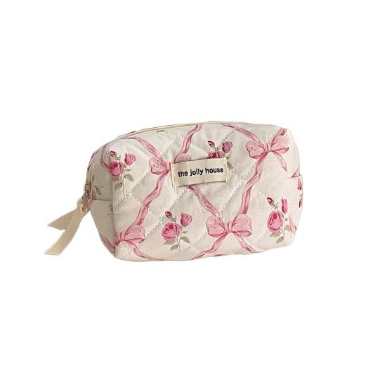 1/3 шт. косметичка с бантом на молнии для хранения кистей для макияжа, разные размеры, складной многоразовый органайзер для косметики, туалетные принадлежности