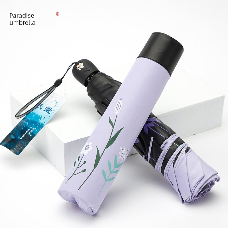 Paradise Umbrella Sunscreen Goddess Vinyl Fresh Sunshade Umbrella