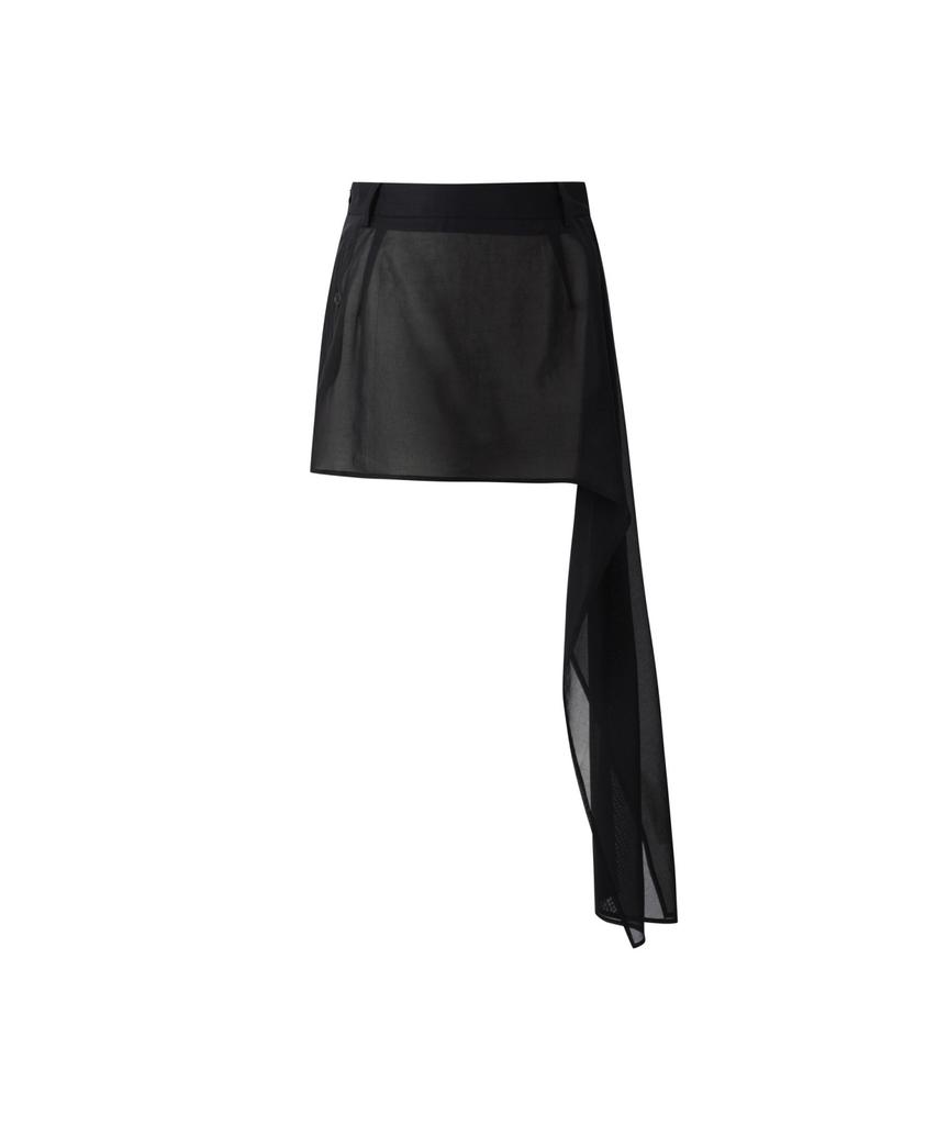 Recorde Asymmetric Draped Skirt_Rqkam25548Otx