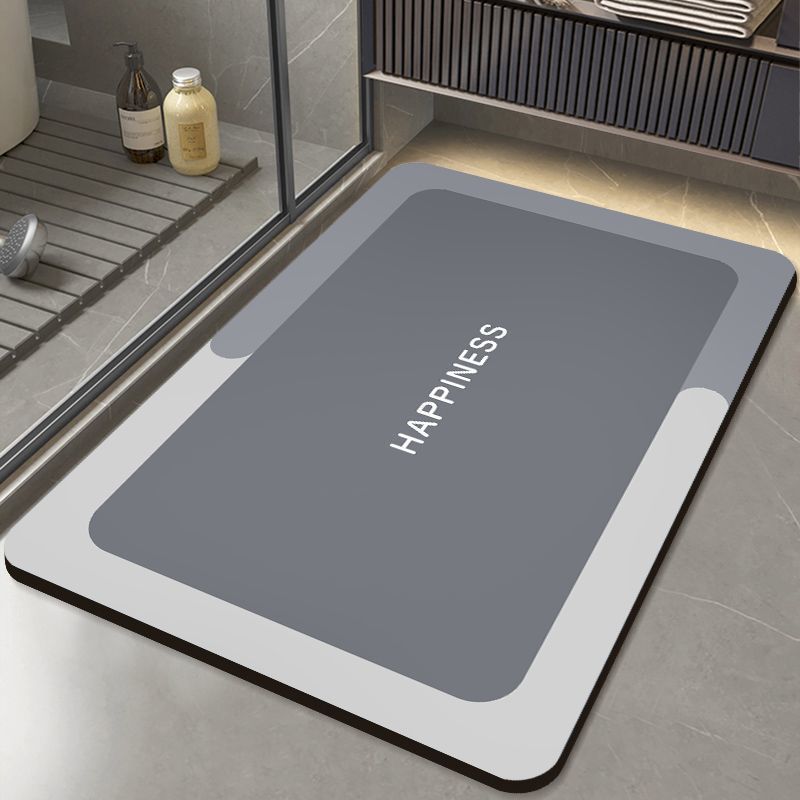 Diatom Mud Mat Bathroom Dirty Quick Drying Mat Household Absorbent Quick Drying Non-Slip Mat