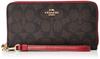 Длинный кошелек C4452 женский IM/коричневый1941красный [Предмет]