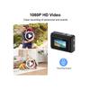 1080P HD Video 12MP Photo Portable LED Display 6 Filters Support Digital Camera Keychain Camera for Travel Study Recording