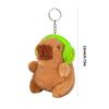 Модный Элегантный Цветной Брелок-Шарм Капибары Прекрасное Нарядное Прочное Плюшевое Украшение-Подвеска для Сумок и Ключей