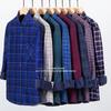 Мужские зимние фланелевые куртки-рубашки на подкладке из шерпы, с длинным рукавом, на пуговицах, флисовые платья-рубашки для мужчин, повседневная теплая удобная терморубашка с карманами